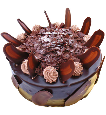相爱一生：圆形巧克力蛋糕
